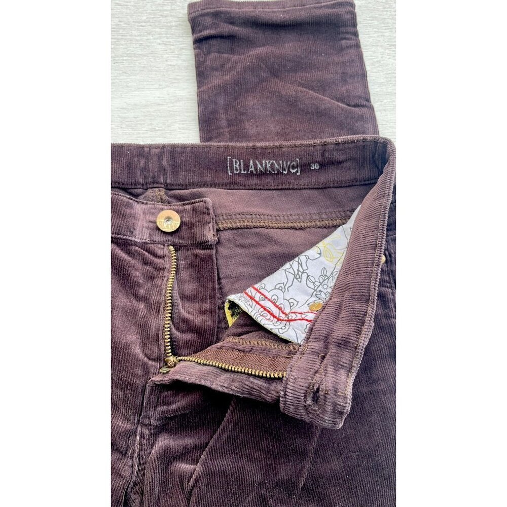 BLANKNYC Womens Brown Skinny Corduroy Pants Size 30 Stretch 5 Pocket Classic - Picture 9 of 15